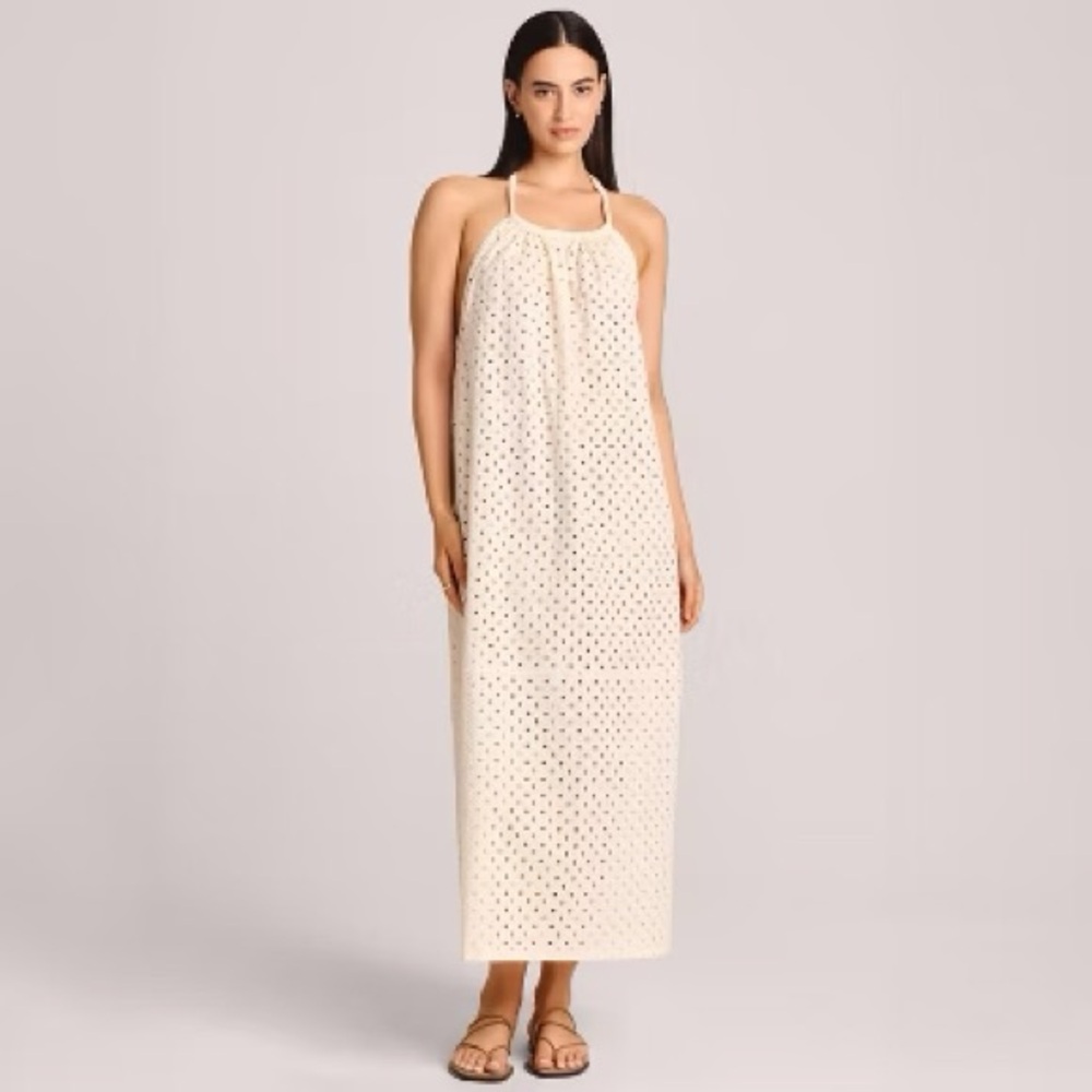 Vitamin A Cream Maxi Dress